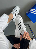 Кроссовки Adidas Gazelle Bold White Leather