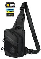 M-Tac сумка-кобура Sling Pistol Bag Elite Hex с липучкой Black