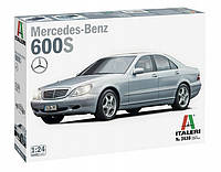 Збірна модель автомобіля MERCEDES BENZ 600S 1:24 Italeri 3638