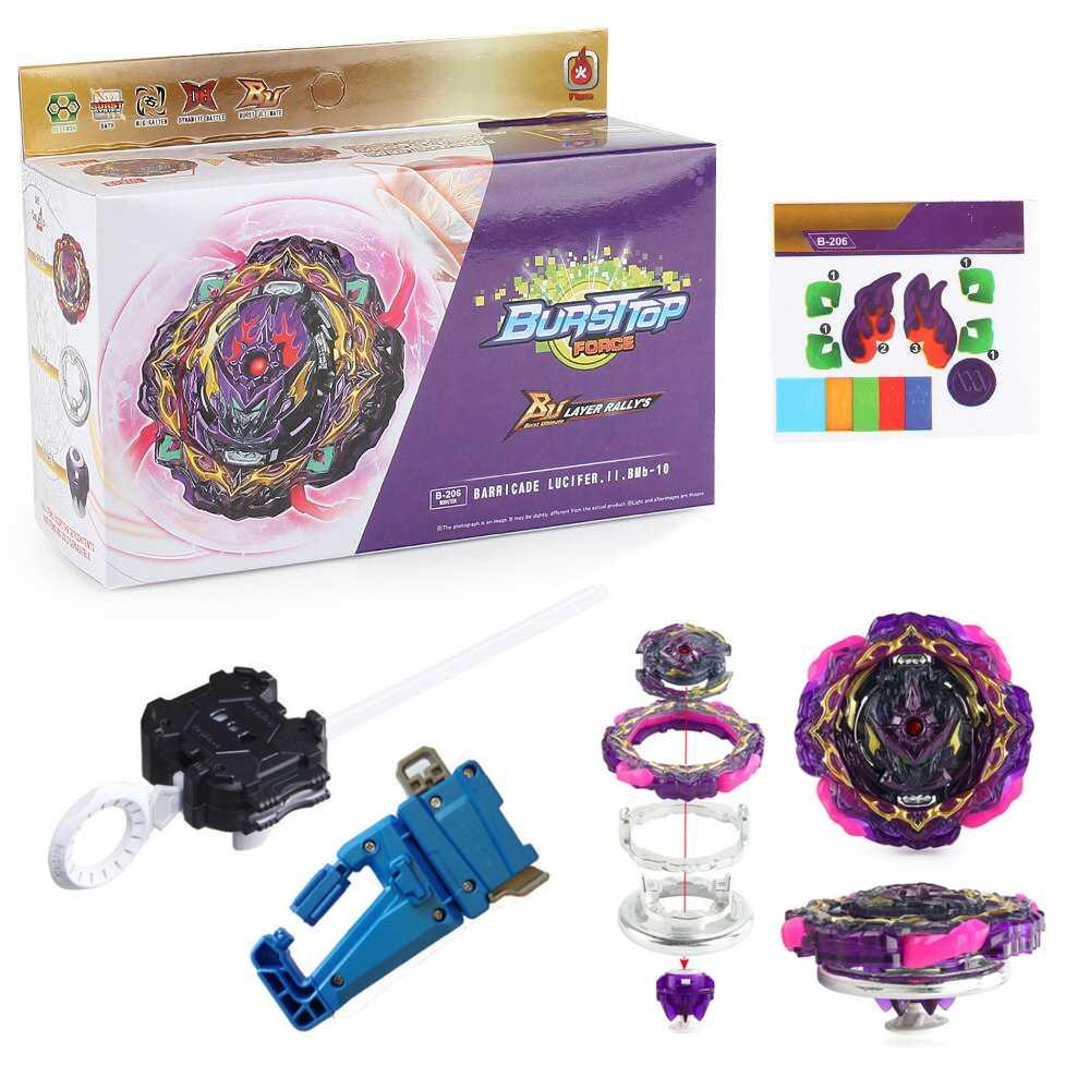 Бейблейд B-206 Барікейд Люцифер Beyblade Barricade Lucifer B206 з пусковим пристроєм