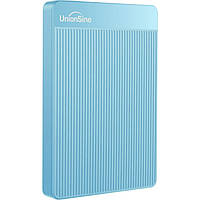 Портативний ультратонкий зовнішній жорсткий диск UnionSine HD-2510 256 ГБ 2,5 дюйма USB 3.0, Blue