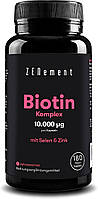 Биотин 10 000 мкг (цинком и селеном) Zenement – 180 капсул