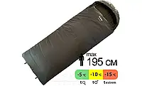 Спальный мешок-одеяло Tramp Shypit 500 Wide (UTRS-062L-L) -15 гр. оливковый правый / зимний спальник