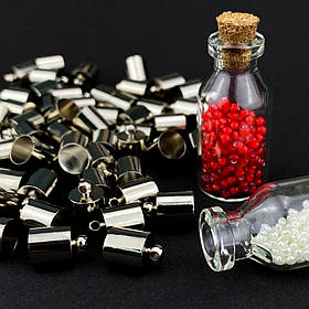 Наконечник-ковпачок для джгутів та шнурів 9*5мм 10 шт.