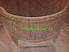 Купель кругла дерев'яна з термодерева — термоясня., фото 2