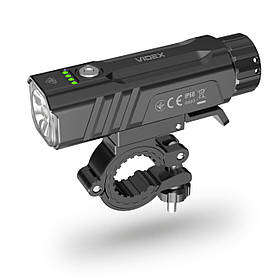 Професійна Велофара VIDEX VLF-BA286 2000Lm 5000K | Дальність 225м | TIR-оптика | USB-C | IP68