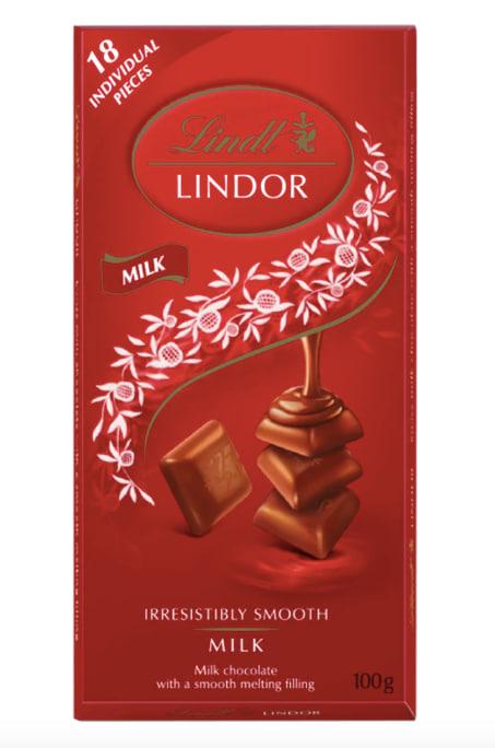 Молочний шоколад Lindt Lindor "Milch" 100 гр. Швейцарія