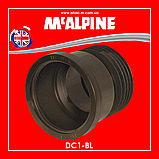 Каналізаційна з'єднувальна муфта врізка 110 мм DC1-BL McAlpine, фото 5