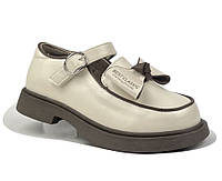 Туфлі лакові для дівчинки, сріблясті, 27 (17,2 см)