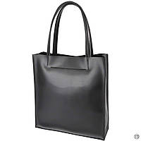 Вместительная женская сумка-шоппер кожзам 795 сумка черная