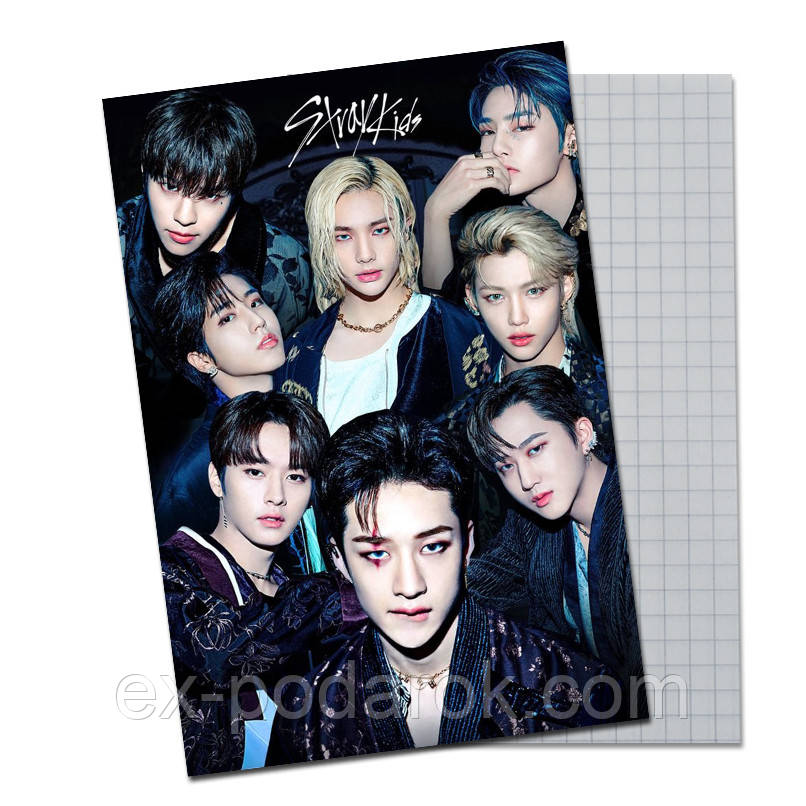 Зошит Стрей Кідс 48листів/Тітрадка Card Stray Kids 48 аркушів 04