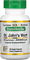 California Gold Nutrition St. John's Wort EuroHerbs 60 капсул