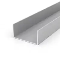 Швеллер алюминиевый 20х10х1.5 АНОД, длина изделия 6м, резка по 3м.