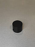 Карниз для штор металевий ЗАГЛУШКА однорядний 25мм 1.6м колір Чорний матовий, фото 4