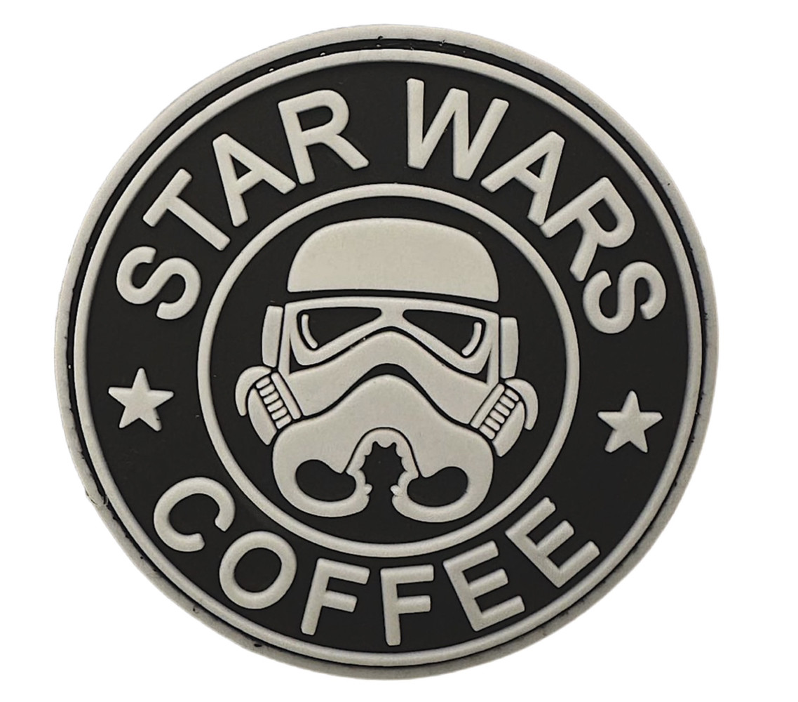 ПАТЧ Star Wars Coffee, шеврон, Зоряні Війни, Star Wars, патч резина, гума, ПВХ