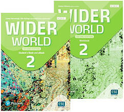 Комплект Wider World (2nd Edition) 2 Student's Book + Workbook (Учебник + тетрадь) Pearson