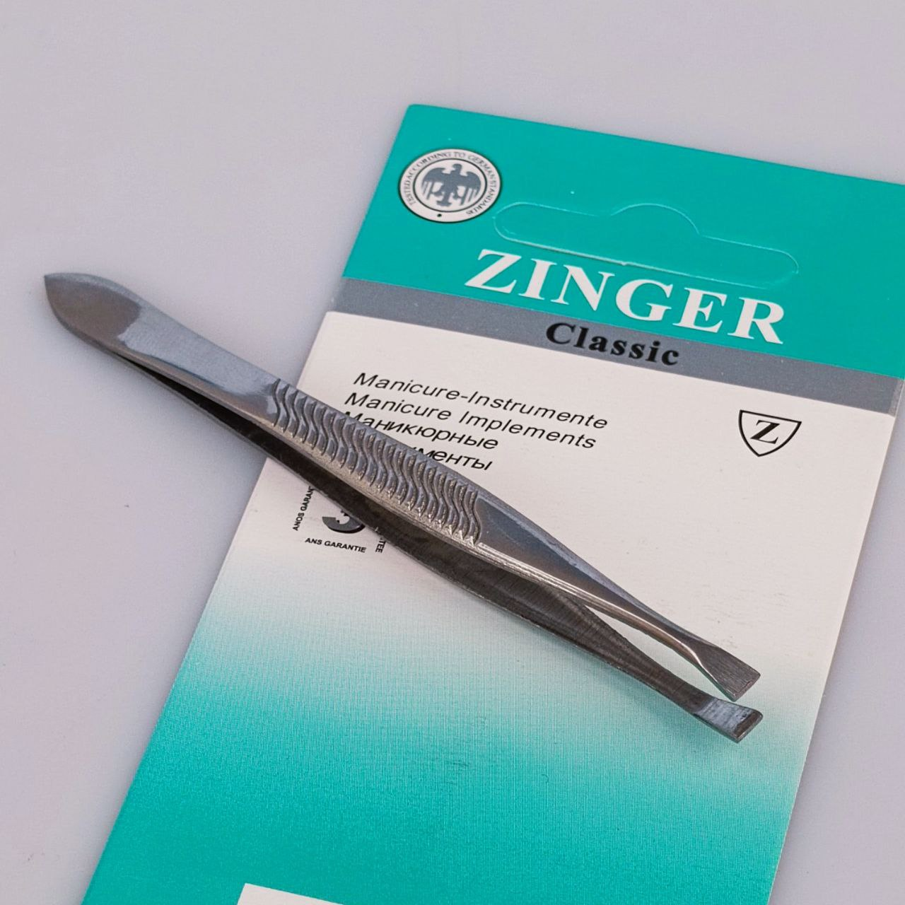 Пінцет для вищипування Zinger прямий 8,5 см