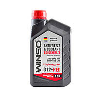 ANTIFREEZE & COOLANT CONCENTRATE WINSO RED G 12+ Антифриз концентрат 1kg (15шт/ящ)