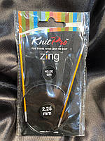 47062 Спиці кругові Zing 40 см, 2.25 мм
