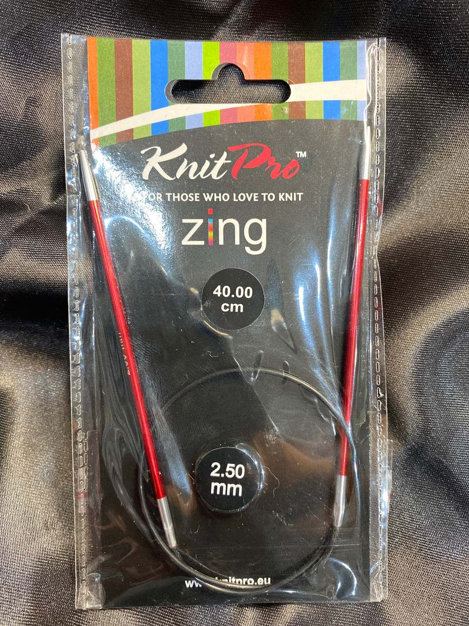 47063 Спиці кругові Zing 40 см, 2.50 мм