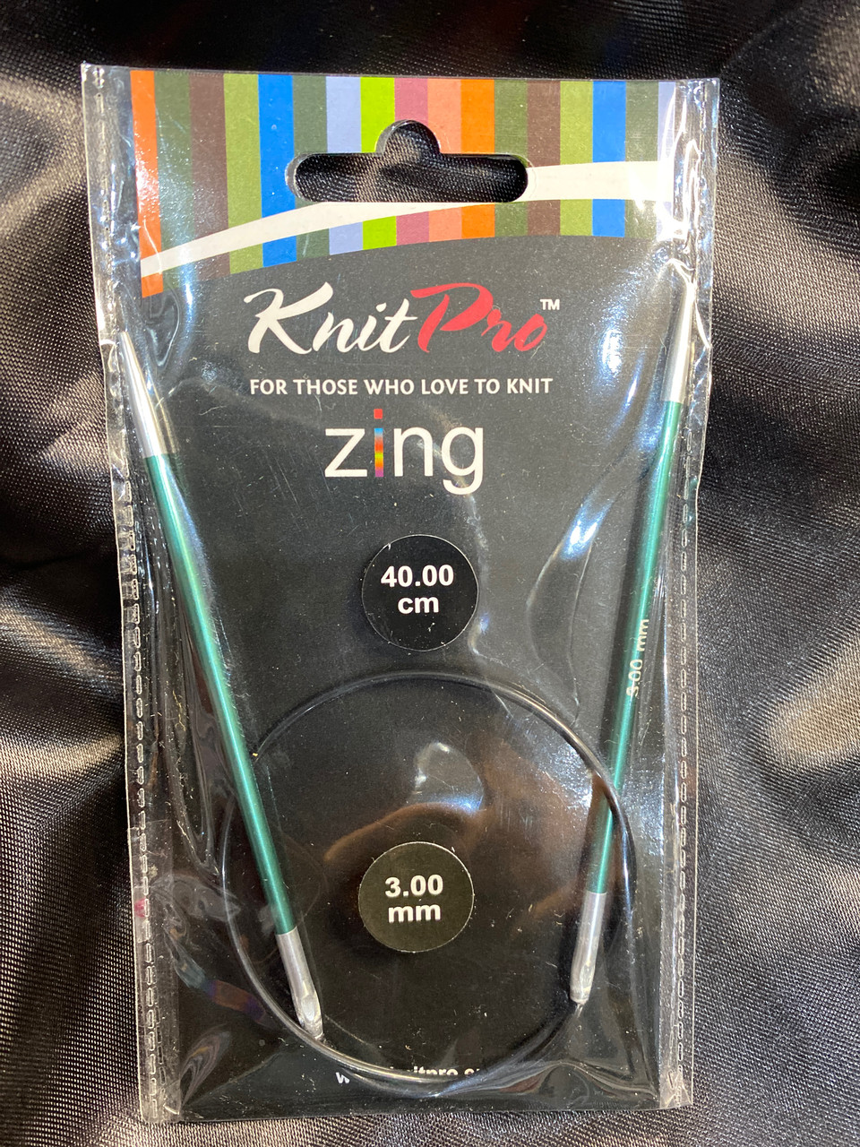 47065 Спиці кругові Zing 40 см, 3.00 мм