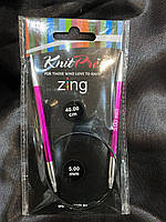 47071 Спиці кругові Zing 40 см, 5.00 мм