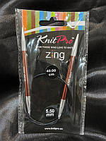 47072 Спиці кругові Zing 40 см, 5.50 мм