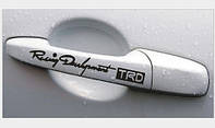 Комплект наклейок Racing Development TRD - Чорні (4 штуки), фото 5