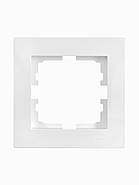 Рамка одинарна LEZARD VESNA біла (10 шт./120 шт.) (без рамки), фото 4