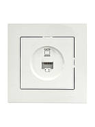 Рамка одинарна LEZARD VESNA біла (10 шт./120 шт.) (без рамки), фото 5