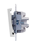 Вимикач LEZARD VESNA білий (10 шт./120 шт.) (без рамки), фото 3