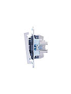 Вимикач прохідний LEZARD VESNA білий (10 шт./120 шт.), фото 4