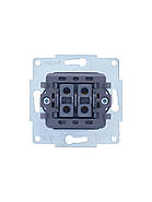 Вимикач подвійний LEZARD VESNA білий (10 шт./120 шт.), фото 7