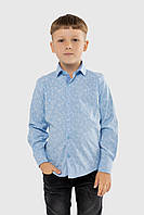 Сорочка з візерунком для хлопчика Deniz 30211 116 см Блакитний (2000989809975D)