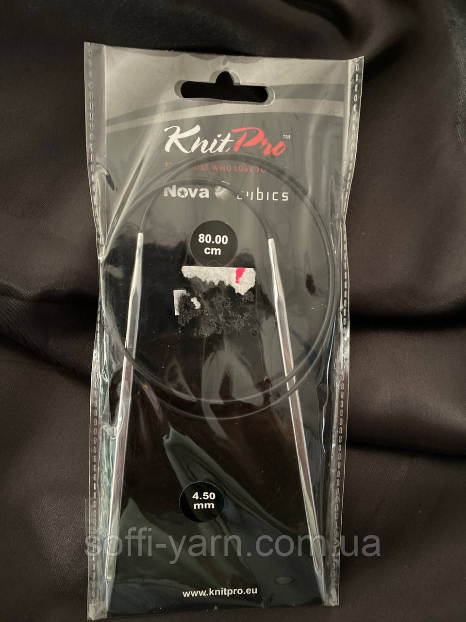 12198 Спиці кругові Nova Cubics 80 cм, 4,50 мм, фото 1