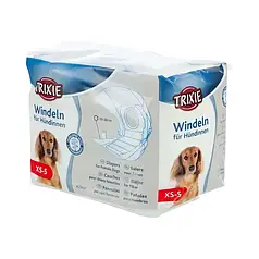 Підгузки для собак (дівчинок) Trixie 20-28 см XS-S 12 шт.