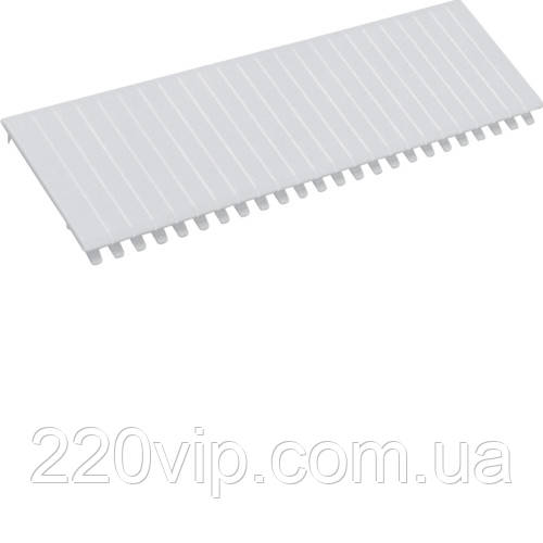 Заглушка для щитів усіх серій 219 мм біла S35S, для щита Хагер, бокса, шафи, фото 1