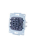 Вимикач прохідний подвійний LEZARD VESNA білий (10 шт./120 шт.), фото 5