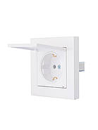 Розетка з/з з кришкою ПБТ LEZARD VESNA біла (10 шт./120 шт.) (без рамки), фото 8