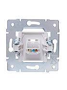 Розетка комп'ютерна LEZARD VESNA біла (10 шт./120 шт.) (без рамки), фото 5