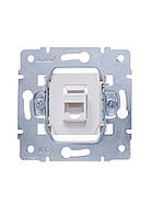 Розетка комп'ютерна LEZARD VESNA біла (10 шт./120 шт.) (без рамки), фото 6