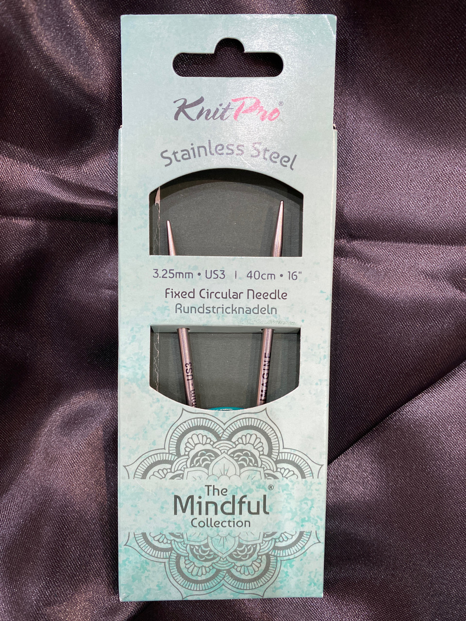36056 Спиці кругові Mindful 40 см, 3.25 мм