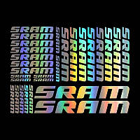 Наклейки на раму велосипеда шрам SRAM