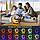 Нічник настільна лампа смарт RGB Happy Light Smart Light Sound Machine з бездротовою зарядкою 15W і Bluetooth колонкою 3W ЧОРНИЙ, фото 3