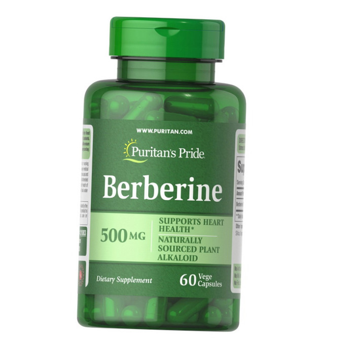 Берберин в капсулах Puritan's Pride Berberine 500 mg 60 капсул