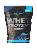 Протеин сывороточный Whey Protein Light 65% 1кг вкус Willmax Сывороточный концентрат, Клубника