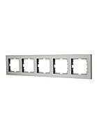 Рамка 5-тя горизонтальна LEZARD VESNA сіра (10 шт./120 шт.), фото 2