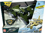 Літак інерційний "Винищувач" Military Combat Series ЗЕЛЕНИЙ арт. RJ 6827, фото 4