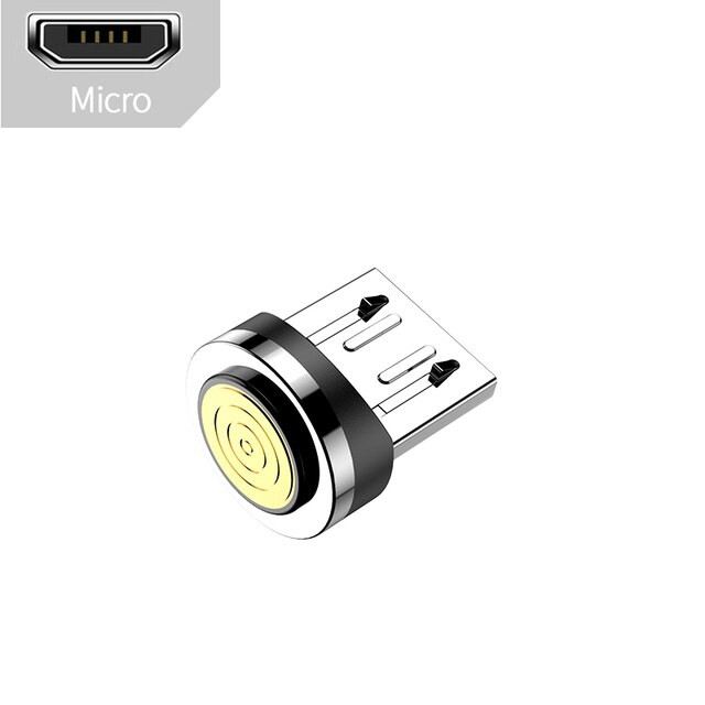 Магнітний конектор для кабелю Elough 7 Contact 3 A, Micro USB EXP