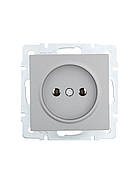 Розетка б/з ПБТ LEZARD VESNA сіра (10 шт./120 шт.) (без рамки), фото 3